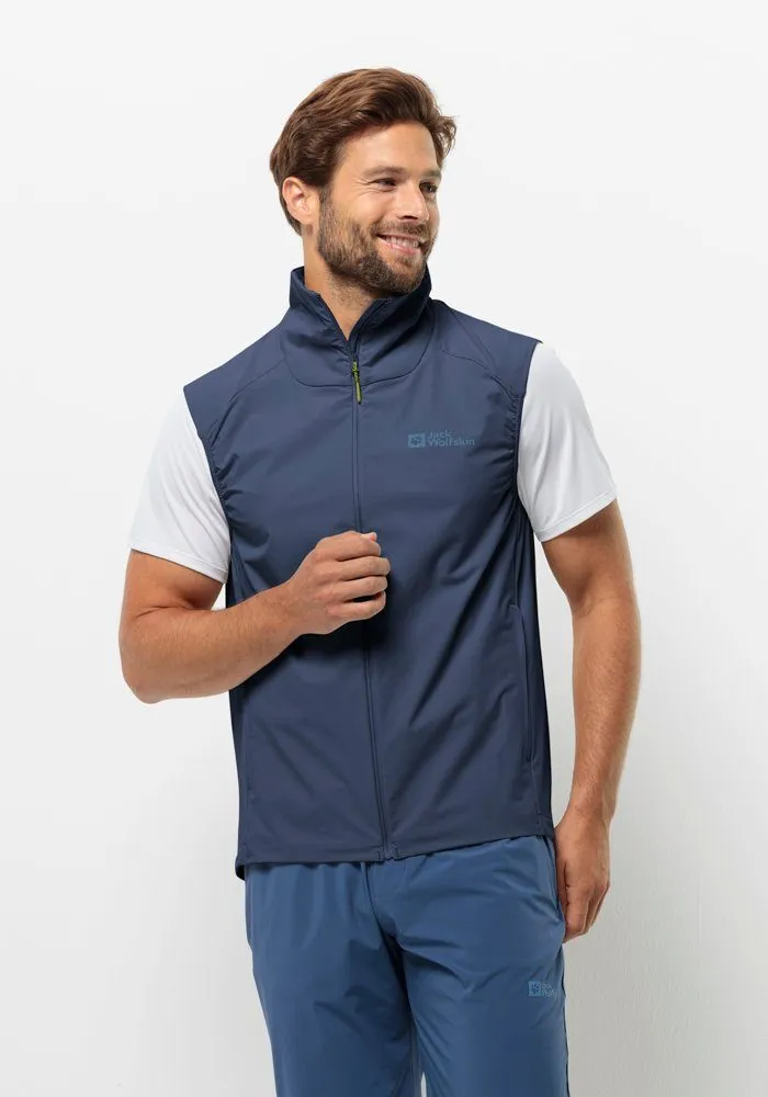 JACK WOLFSKIN PRELIGHT VEST MEN OUTDOORBODYWARMER HEREN XXL EVENING SKY EVENING SKY