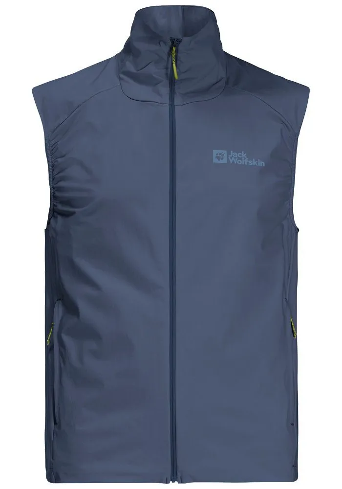 JACK WOLFSKIN PRELIGHT VEST MEN OUTDOORBODYWARMER HEREN XXL EVENING SKY EVENING SKY